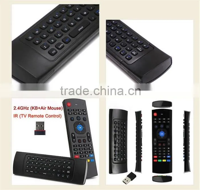 Airmouse MX3 Air Mouse Wireless Keyboard 2.4GHZ for smart Android TV Box