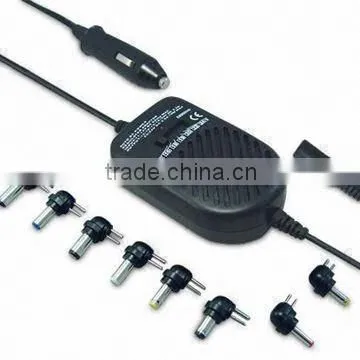 24V 3.5A 80W Universal car charger with 8 tips
