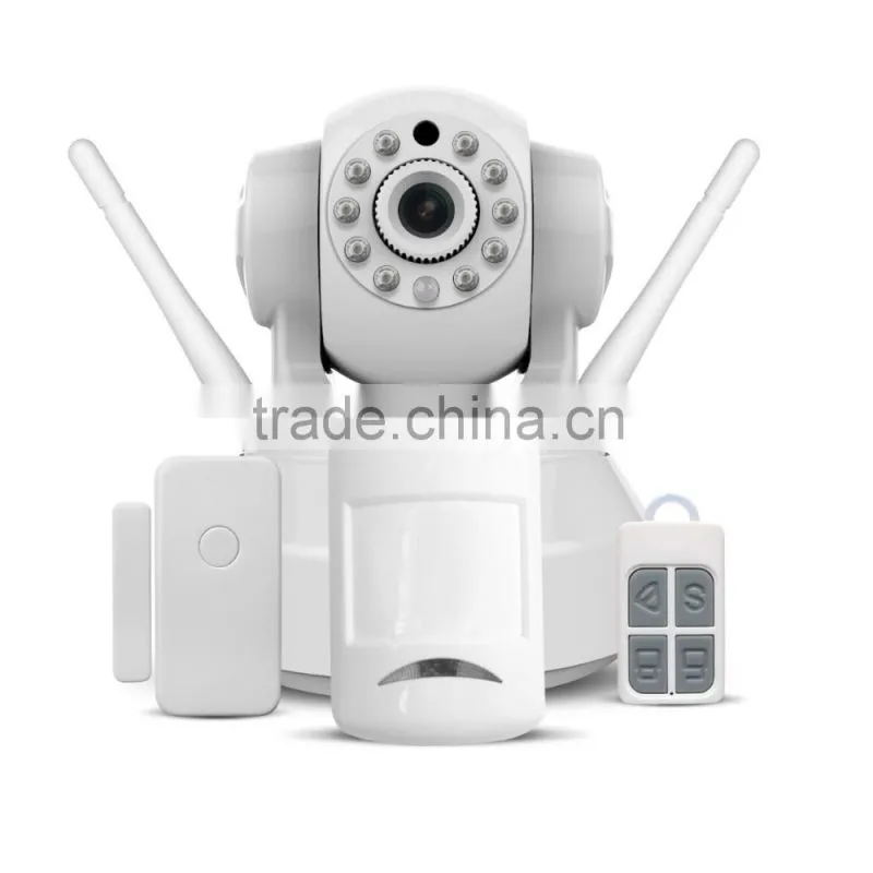 VStarcam 2015 720P ONVIF 2.4 RF433 Dual dBi antenna wifi alarm camera