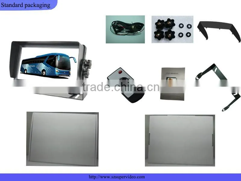 7 Inch vehicle reversing monitor with CCD Camera System and 4pin camera extension cable CS-S751TMS