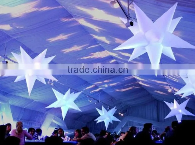 inflatable star with led