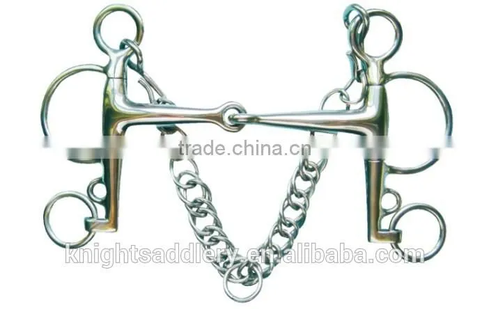 Stainless Steel Equestrian Pelham Horse Riding Bit