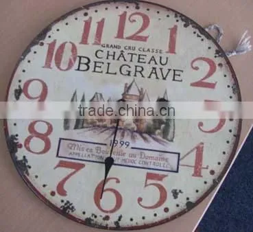 10 inch MDF promotional wall clock