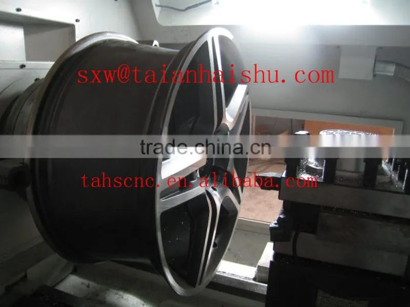 Ram hydraulic wheel repair machine cnc weel lathe with Probe