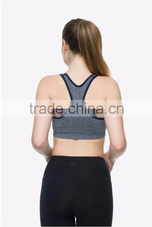 OEM Order Second Skin 4 Way Stretch Seamless Fitness Wear Sports Bra