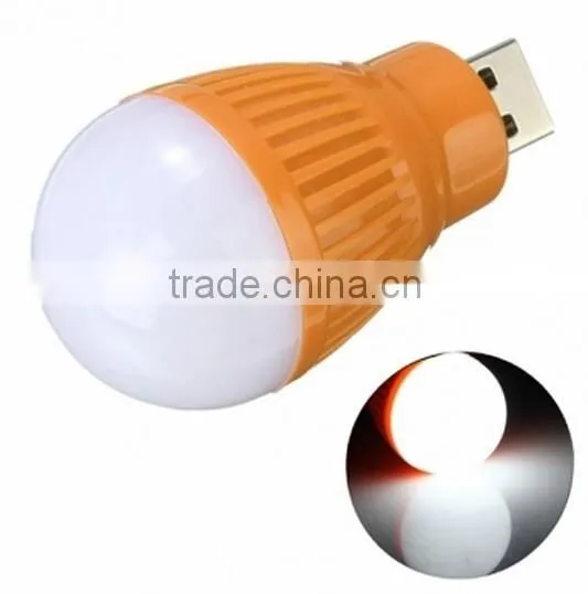 USB LED Ball Desk Reading Light / USB portable light / Bulb For PC Laptop