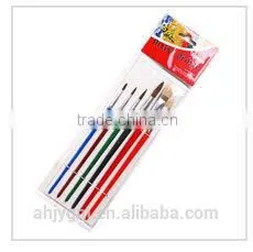 White Box/Opp bag/Blister card Packing Wooden Handle Wool Hair Artist Brush/wooden artist brush/oil painting brush/artist brush