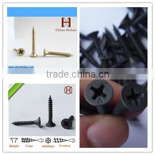 Furniture fasteners countersunk head zinc plated chipboard screw/wood screw