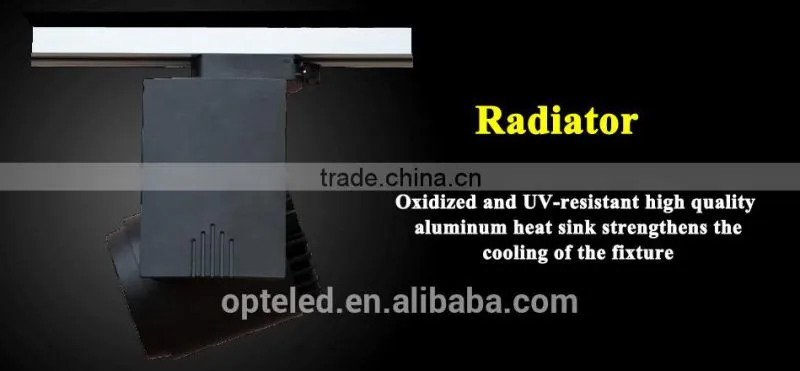 LED Track Light Black 20W 30W 45W Ra85
