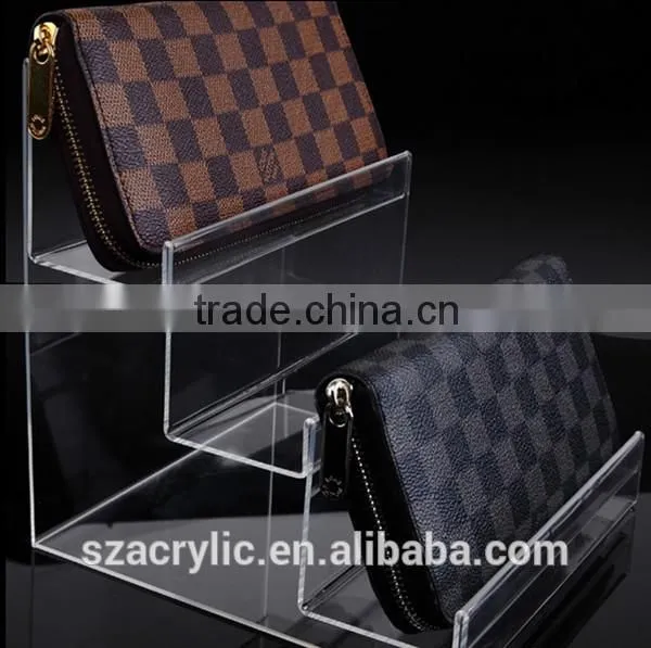 acrylic handbags display stand,acrylic wallet holder/rack