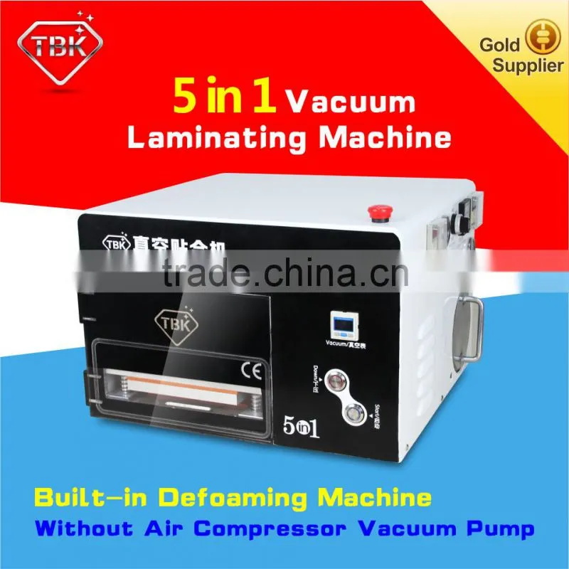 TBK 5 in 1 Vacuum OCA Lamination Machine Automatic with Mini Autoclave + 5 in 1 Frame Laminator,LCD repair machine