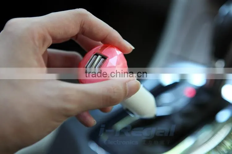 New arrival universal car cell phone chargers dual usb car charger