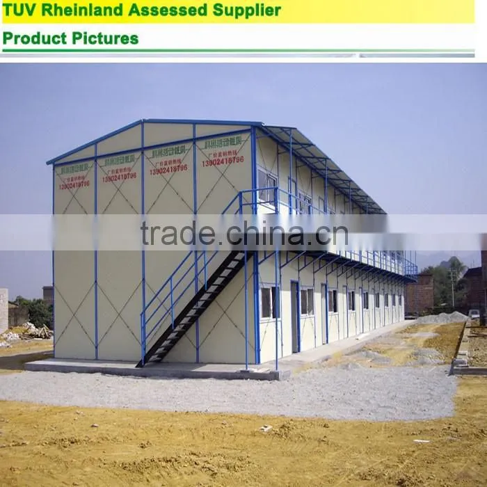 2016 low cost nice design light steel prefabricated house plans design