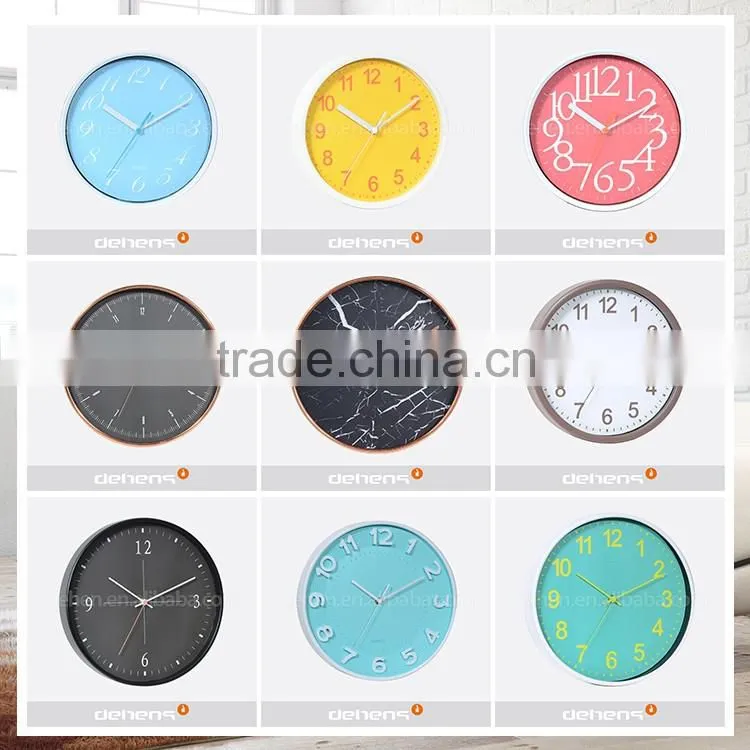 DEHEN New design plastic wall clock