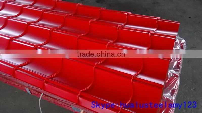 color corrugated steel sheet