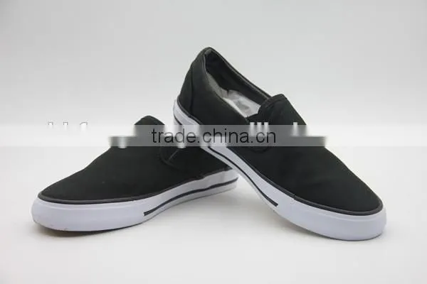 black canvas slip-on shoes wholesale