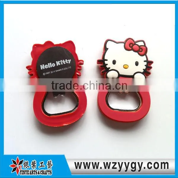 silicone custom lovely angel bottle opener