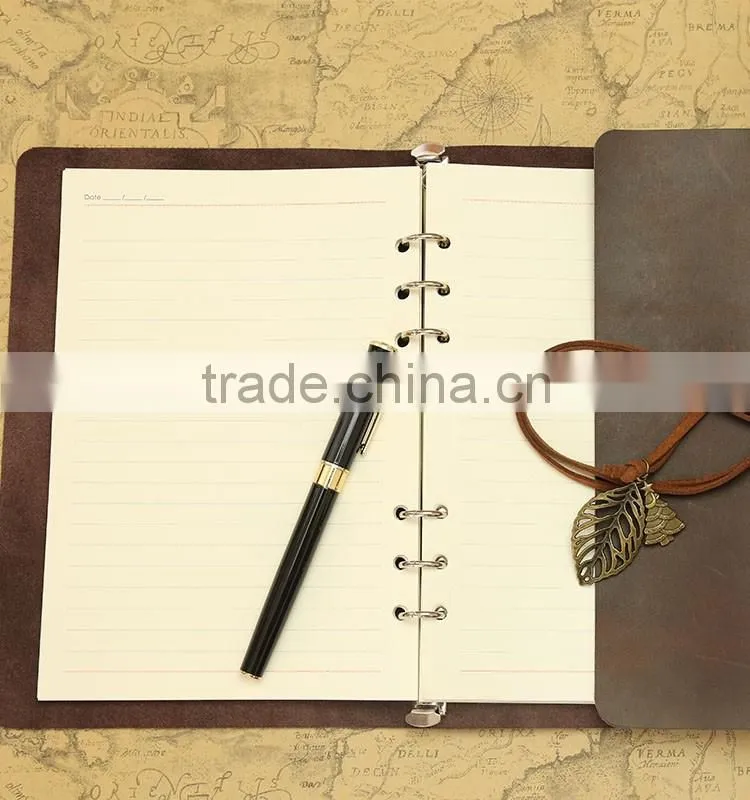 PU leather Note Book Traveler Journal designer leather journals