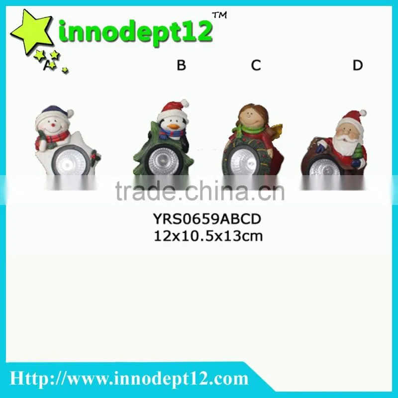 Halloween decoration resin pumpkin with solar light outdoor