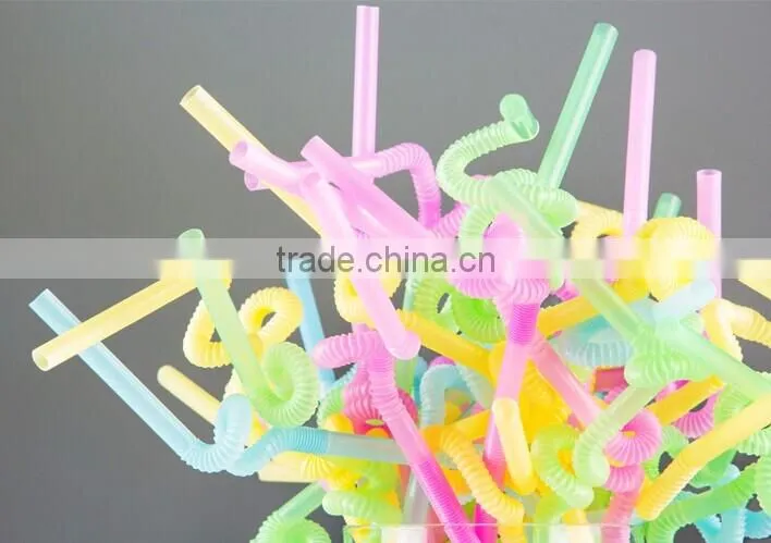 Various kinds of disposable straw