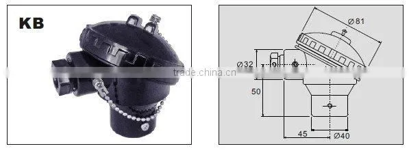 thermocouple Sensor Head KB sensor head IP65