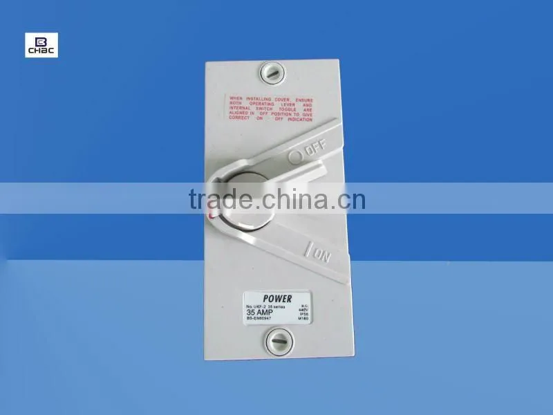 Manufacturers supply 65A Waterproo Load Low voltage isolation switch