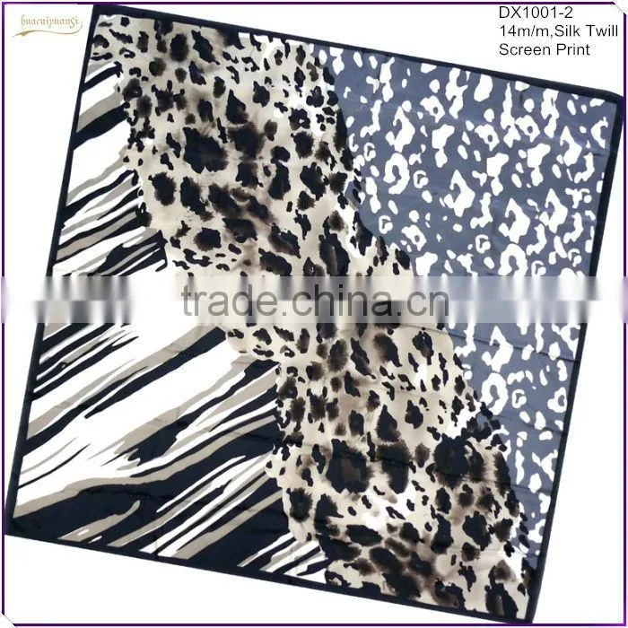 2014 Fashion Silk Leopard Scarves