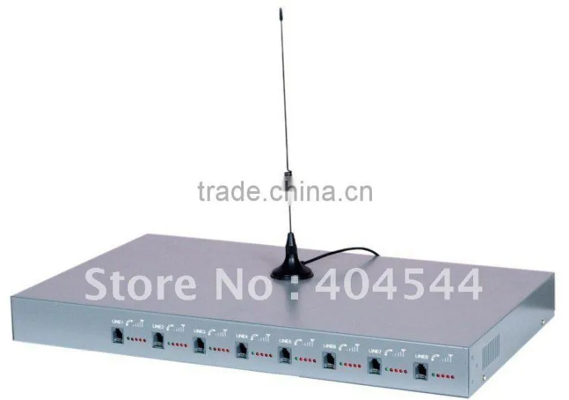 Etross-8888 8 ports 64 sims GSM FWT wiith reversal polarity