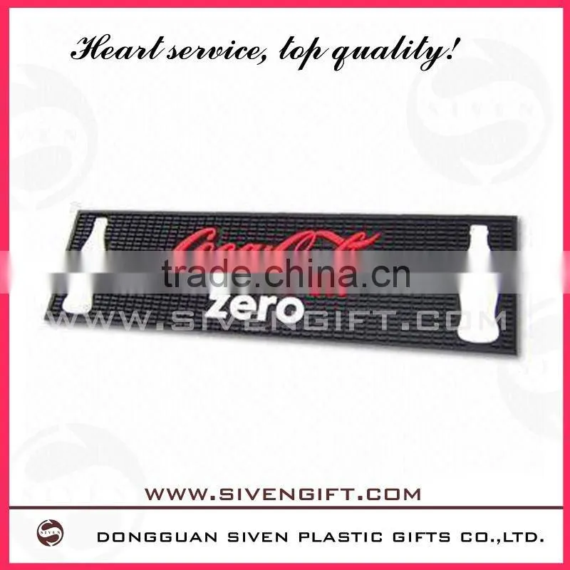 2015 Promotional Custom Soft Pvc Rubber Bar Mat/rubber Beer Mat/beer Mat Pvc