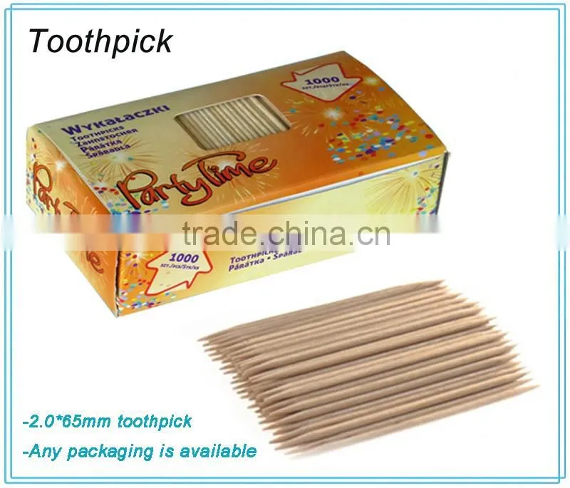 Factory direct sale bulk wooden toothpick