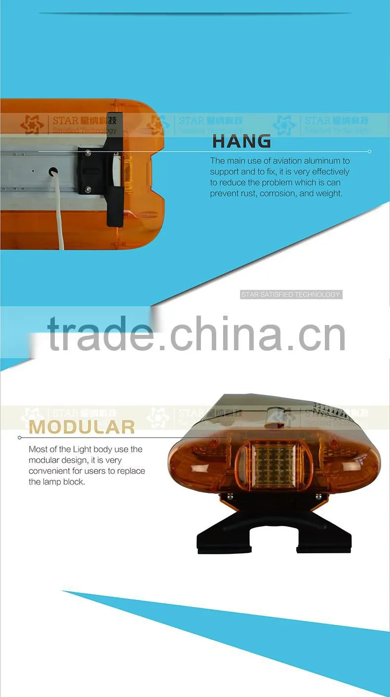 Police led amber warning light bar TBD-2000L/AMBER