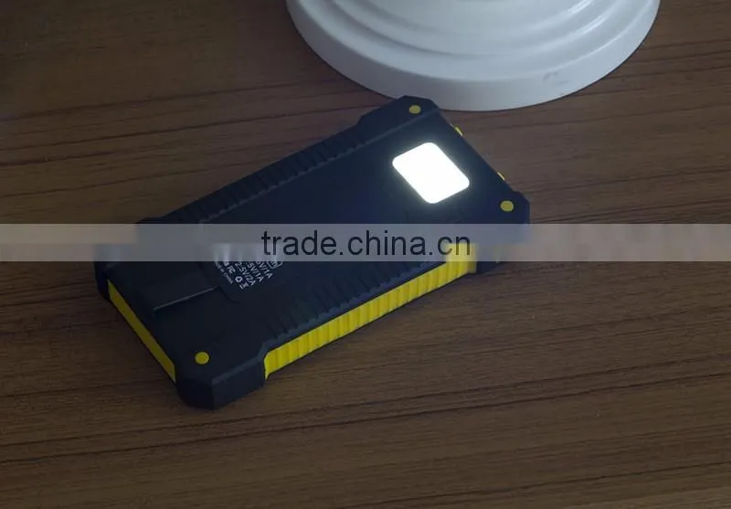 High quality mini 10000 mah rohs solar cell phone charger power bank