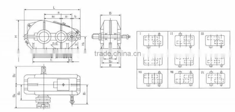 Best Manufacturer Rubber Calenders ZQ Series Soft Gearbox