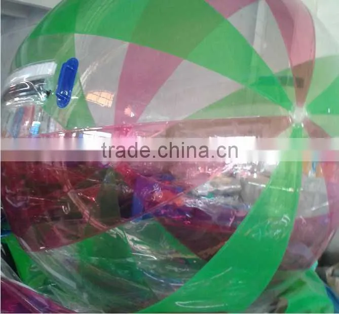 Hola sumer colorful jumbo water ball for sale/water walking ball