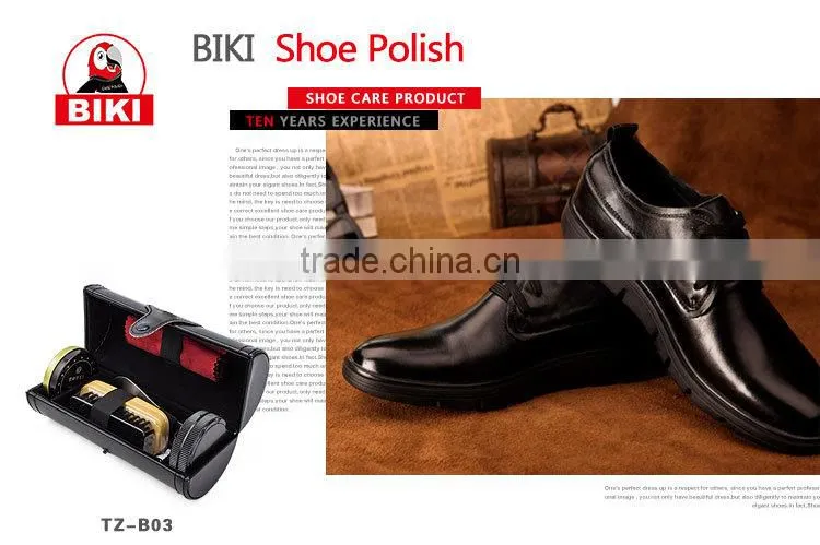 PU Leather shoe care products for travel