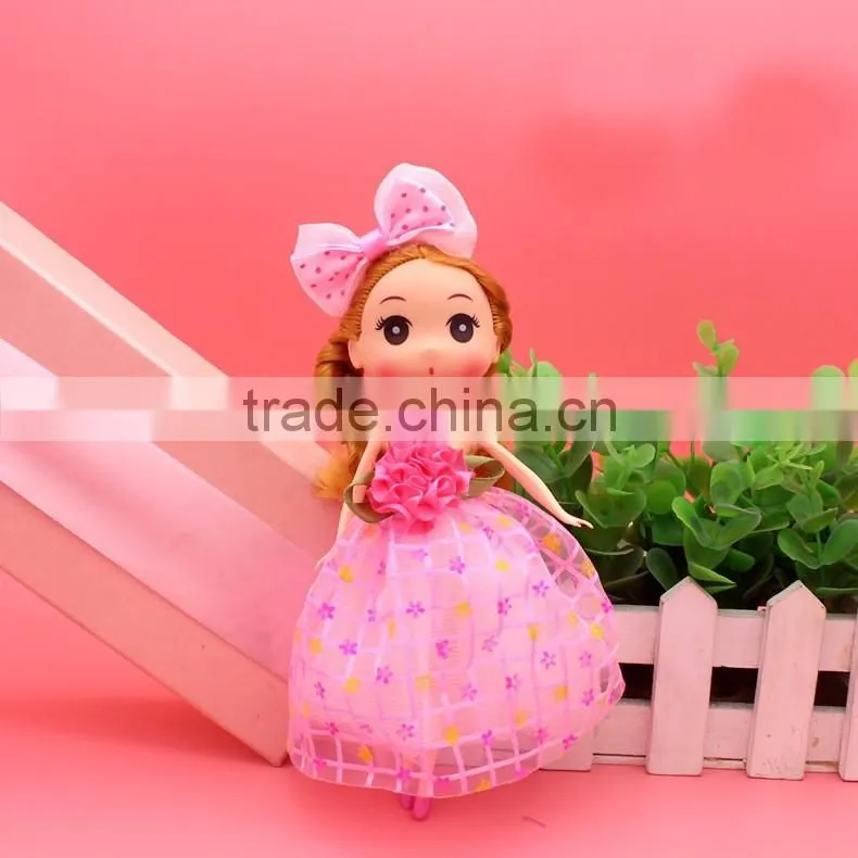 Hot sale amazon 18CM 26CM Mobile phone bag chain wedding derss dolls pendant keychain