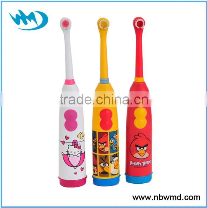 Multi-color mini electrical toothbrush prices with 2-AA batteries