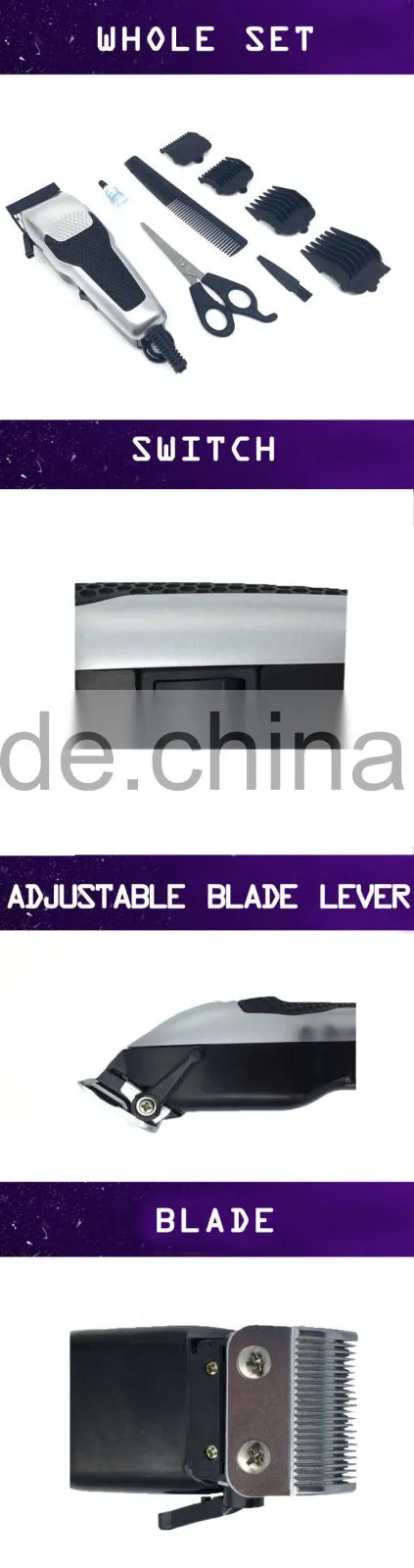 High quality stainless steel nose hair trimmer