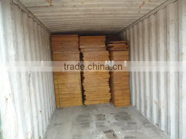 Bamboo pallets for concrete blocks cement brick carrier