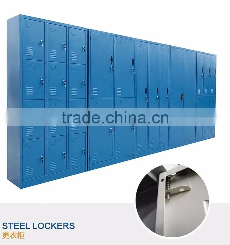 OEM office gym school steel locker wardrobe cabinet