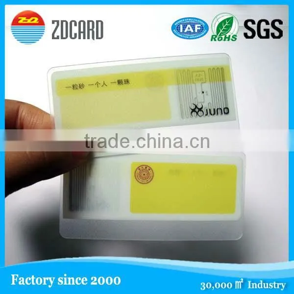 Customized size passive rfid smart label UHF rfid inlay