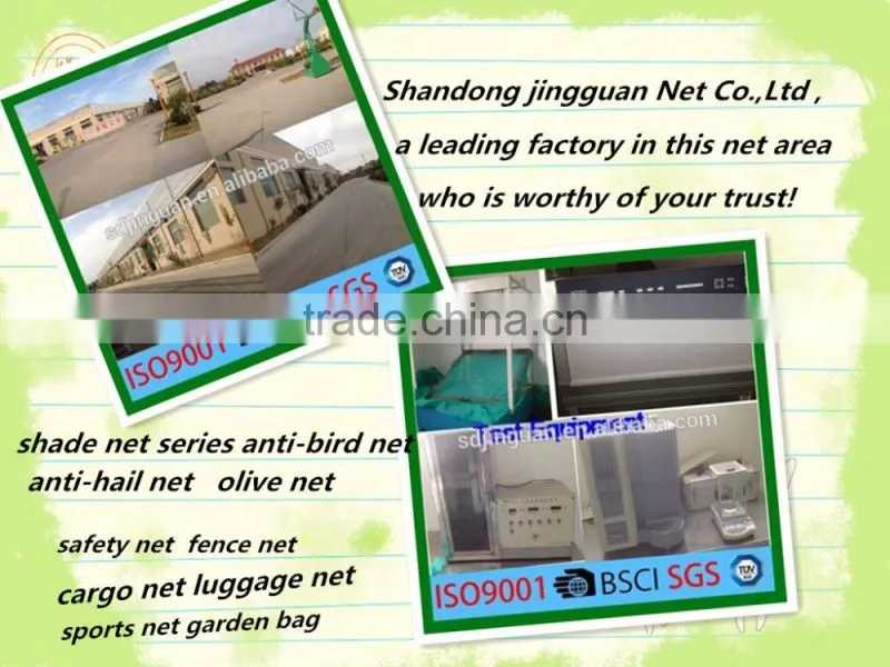long life quality guarantee agricultural anti-hail net