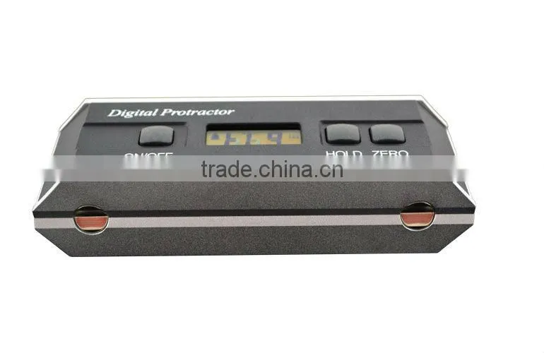 measuring with a protractor portable digital gauge