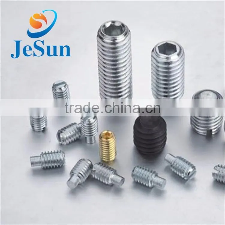 High precision customized hex socket set screw