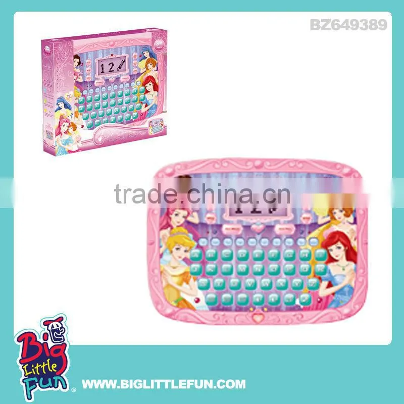 Children English intelligent learning machine toy with light