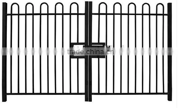 Bow Top Railing Fence Powder Coated Bar Fencing