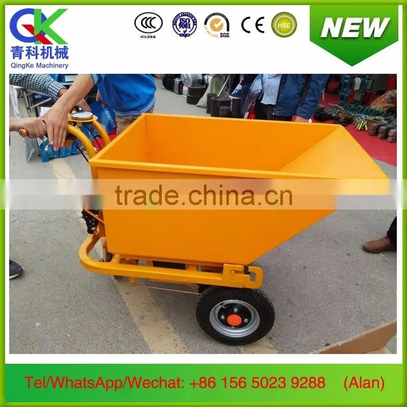 high quality handhold hydraulic tip porry pumper trolley for cargo