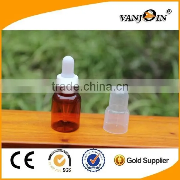 1oz Amber Plastic Bottles for Essential Oils with Eye Dropper
