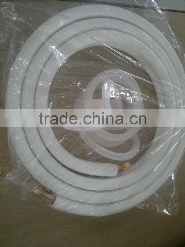 High Quality air conditioner insulated copper pipe / air conditioner 100% copper tube /copper tube for air conditioner