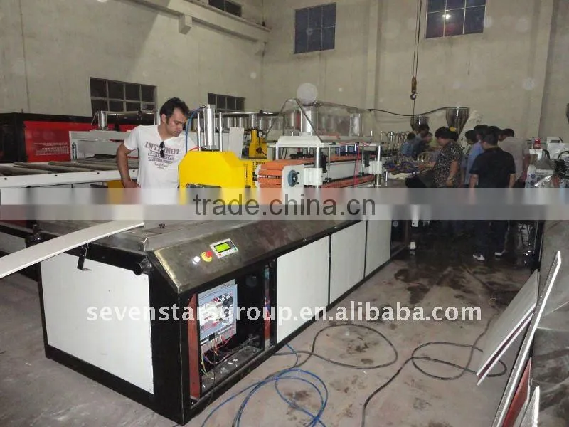 PVC wall panel making machine